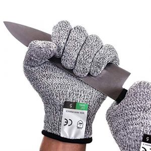 Gant Anti Coupure Gants de Travail Protection de Niveau 5 et Certifié EN388 Gants Jardinage Gants Résistants Aux Coupures Pour L'écaillage D'huîtres, Le Soudage (XL) (Big  Apple, neuf)