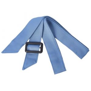 GORGECRAFT Ceinture de Trench Coat avec Boucle 1.7m*4.6cm Ceinture en Tissu R&eacute;glable pour Femme Ceinture de Rechange pour Manteau Coupe Vent Bleu Acier Ceinture pour Tunique Ceinture &agrave; Nouer N&oelig;ud (GORGECRAFT FR, neuf)
