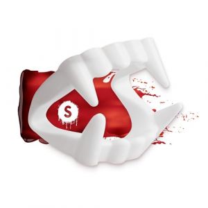 Festicy Dent de Vampire pour 6-12 Ans Enfant, Dents Vampire à Clipser, Dracula, Halloween Fête Costume, Halloween Deguisement, dent de Vampire Retractable (Consantra, neuf)