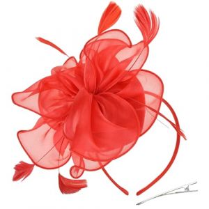 Serre-tête bibi pour femme, baptême, course à cheval, bal masqué, thé, mariage (YInan_doNG, neuf)