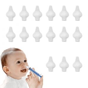 LOT DE 15 -Embout Seringue Nasale Bebe, Remplacement Embout Mouche Bebe En Silicone, Pour Seringue Lavage De Nez Bebe, S'adaptent À Tous Types De Seringues Nasales Standard - À Partir De 4 Mois (SUSAN ALICE MORROW-, neuf)