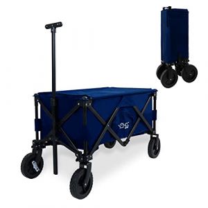 CCLIFE Chariot de Transport Pliable 80kg Chariot Pliant &agrave; roulettes Larges Tout Terrain pour Sport, Shopping, Camping Gris (CCLIFE Technic GmbH, neuf)