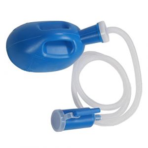 Fyearfly Urinoir pour Homme Portable pour Homme Potty Pee Bottle, 2000 ML pour Homme Urinoir Bouteille D'urine Anti-d&eacute;versement De Grande Capacit&eacute; pour Patients Alit&eacute;s Bleu (Fictory-EU, neuf)