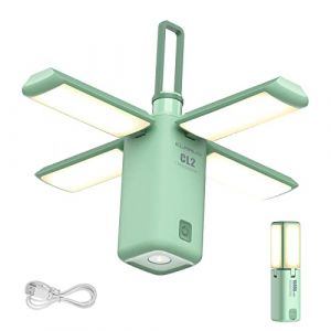 KLARUS CL2 Lampe Camping Multifonctionnelle, 10400 mAh Rechargeable Lanterne Camping déformable, 750 lumens,7 Modes d'éclairage, Lanterne LED étanche IPX5 pour tentes, pêche, randonnée d'urgence (Klarus® EU Store, neuf)