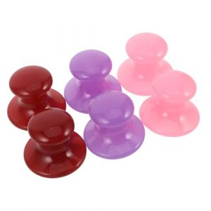Beaupretty Lot de 6 Outils Gua Sha en R&eacute;sine Forme Champignon &ndash; Planche de Massage Visage et Corps &ndash; Outil de Massage Yeux &ndash; Pierre Gua Sha pour Sculpture et Relaxation Cutan&eacute;e, (kiLIHK, neuf)