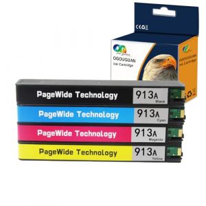 Caidi Cartouche d’Encre Compatible pour HP 913A 913 A (4 Multipack) pour HP PageWide 352dw 352dn MFP 377dw 377dn Pro 452dw 452dn 552dw Managed P55250dw P57750dw MFP (ZHU HAI LICAI Electronic Technology Co., Ltd, neuf)