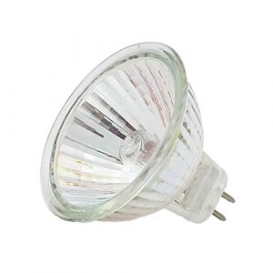 HHF LED Bulbs Lamps, 10pcs halogène Spot Light Super Dimmable lumineux MR16 GU5.3 12V 20/35 / 50W Ampoules halogènes Coupe Shape Lampe Clear Quartz Verre (Émission de la couleur : Warm White) (HongHeFu Household Products, neuf)