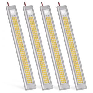 GZV 12V LED Lampe pour Camping-Car &ndash; Lampes 12 Volt pour de Camping, &Eacute;clairage 12V 4000K pour Voiture, Van, Caravane, Bateau (Pack de 4, Argent) (GZV-DE, neuf)