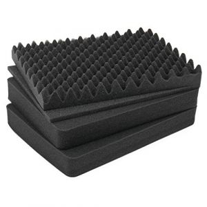 HMF ODR100 Garniture de Valise avec Mousse pr&eacute;d&eacute;coup&eacute;e pour valises Photo Outdoor | Set de 4 pi&egrave;ces | 37,5 x 27 cm (hmf_shop, neuf)