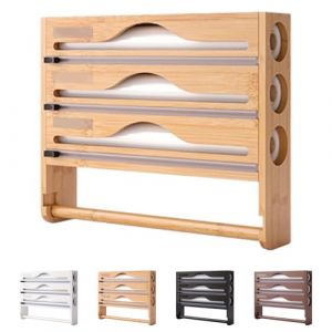 Générique Distributeur Aluminium Et Film Alimentaire avec Porte Sopalin Cuisine, Distributeur Film Alimentaire avec Coupeur, Derouleur Papier Alimentaire Sopalain, Film, Alu, Papier De Cuisson (Leo6688, neuf)