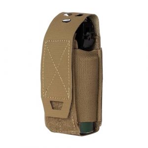 TOPTACPRO Support Molle pour Lampe de Poche Pochette à Chargeur Pochettes Tactiques Flashbang Pochettes d'outils Portables Multi-usages 500D Nylon (Coyote Brown) (Toptacpro, neuf)