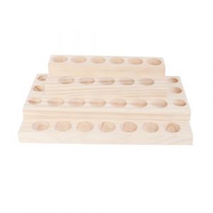 SAFIGLE Support À Huiles Essentielles En Bois Massif Support À Huiles Essentielles Étagère De Rangement Pour Huiles Essentielles Bacs D'Organisation Présentoir De Bureau Support (Grand Di, neuf)