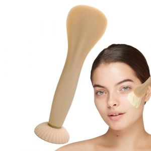 Spatule &Agrave; Cr&egrave;me Pour B&eacute;b&eacute; &ndash; Brosse &Agrave; Cr&egrave;me Pour CouchesEn Silicone SpatulePourCr&egrave;me&Agrave;Couches &ndash; SpatulePour Fesses De B&eacute;b&eacute; Brosse &Agrave; Fesses Pour B&eacute;b&eacute;Spatule &Agrave; P&acirc;te &Agrave; Couches Avec Base D'aspiration (YuSongSHOP, neuf)