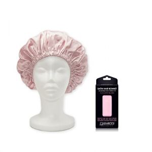GIOVANNI Elegant Blush – Bonnet de cheveux en satin pour dormir, bonnet de cheveux en soie, réglable pour un ajustement parfait, enveloppement de cheveux en soie, pour des cheveux et une peau sains, (Eden - Health & Wellness, neuf)