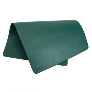 PACKOVE Tapis De Manucure Double Face Coussin &agrave; Main Taille Moyenne Cuir Synth&eacute;tique Vert Fonc&eacute; Imperm&eacute;able Antitache Pour Salon De Beaut&eacute; Manucure Professionnelle Maison (Spring TU, neuf)
