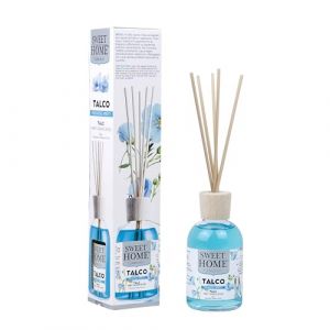 Suarez Sweet Home Parfum d'ambiance avec bâtons Talc 100 ml (CorpoeCapelli, neuf)