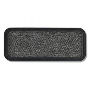 Astra Paillasson ext&eacute;rieur et int&eacute;rieur - 25 x 60 cm Motif Gris - Paillasson antid&eacute;rapant - Tapis Anti-salissures r&eacute;sistant - Paillasson ext&eacute;rieur pour marches (Carpido, neuf)