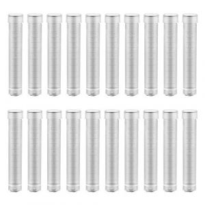 HUAZIZ 20Pcs Cryotubes En Plastique,Tubes Cryogéniques Gradués Tube à Échantillons,Tubes à Essai pour Laboratoire,Tubes à Éprouvettes Transparent,Conique Fond Plat Pour Expériences De Chimie Tube (HUAYUE-EU, neuf)