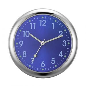 Horloge De Moto De Voiture | Petite Horloge Analogique Lumineuse | Horloges De Remplacement Automobile À Quartz, Horloge À Coller Pour Tableau De Bord De Voiture, Collante Pour Véhicule Automobile (spolert, neuf)