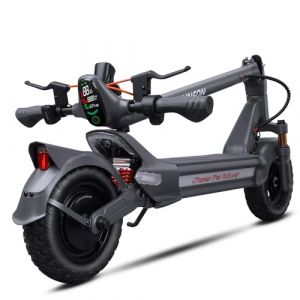 Trottinette Electrique Adulte RZ1000, 2 * 1200W, Autonomie 35km-70km,48V 24Ah Batterie,Trotinette Electrique Pliable avec 10.5" Pneu Tout-Terrain,190kg Load,Fingerprint Unlock,Double Amortisseur, App (Kunfon Shop, neuf)