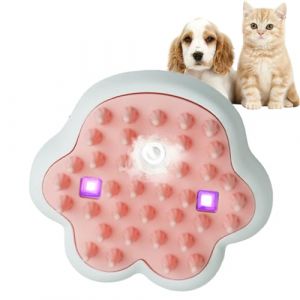 Pet Vapor Brosse &agrave; poils d'animaux &ndash; Brosse de toilettage pour animaux | Brosse de toilettage chauffante douce, cheveux et masseur pour chiens, chats, lapins, id&eacute;ale pour la maison, la relaxation (qinhuangdaochaoliangjiajuzuzhuangfuwuyouxiangongsi, neuf)