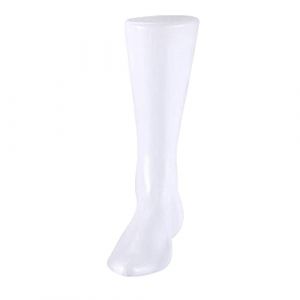 Lifesize Pied de mannequin pour homme Modèle pour chaussettes et bijoux Blanc 31 cm (WenLiLiShangPuZi, neuf)