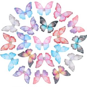 Pinces à Cheveux Papillon, 20 Pieces Pince Cheveux Papillon Barettes Cheveux Fille Femme, Pince à Cheveux Papillon 3D Pince Papillon Cheveux, Accessoires Cheveux Papillon pour Femmes Filles Enfants (kunmingancouwangluokejiyouxiangongsi, neuf)