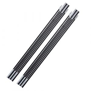 Arceaux De Tente, Fibre Verre Tige Support Tent Poteau Mâts Camping Flexible Mât Baguette Remplacement Kit Cadres D'auvent Poteaux Randonnée Trekking Réglable Pôles Accessoires Tiges Soutien Hamacs (Tinnije, neuf)