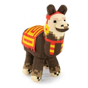 Personnages en Peluche du Jeu Vidéo Minecraft - Enderman, Chameau, Ocelot, Cochon, Steve, Alex, Creeper, Loup - Tailles Selon Modèle - Qualité Super Soft (Lama) (ILLUFANTASY, neuf)