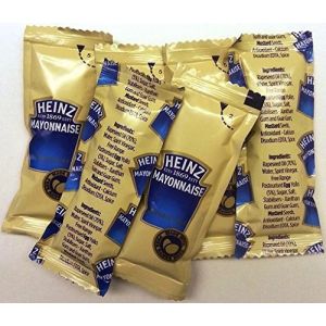 HEINZ Mayonnaise Lot de 100 sachets individuels de 9,5 g (The Marvellous Group, neuf)