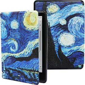 ZhaoCo &Eacute;tui pour Kindle Paperwhite 6,8 Pouces 11eme g&eacute;n&eacute;ration 2021 et Kindle Paperwhite Signature Edition E-Reader, Coque de Protection Mince et L&eacute;ger Housse en Cuir PU - Peinture (DODO CREATE UK, neuf)