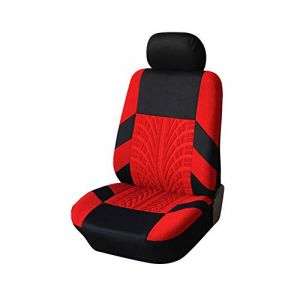 GELing Housse de Siège Auto Universelle Coussins pour Siège Voiture,Amovible Et Lavable, Auto Protecteur de Siège, Couvre Siège Voiture Avant 1PC-Rouge (DaiHan, neuf)