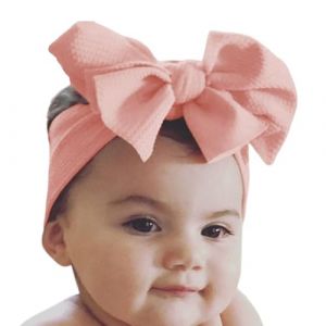 Serre-t&ecirc;te avec n&oelig;ud pour tout-petits. Serre-t&ecirc;te confortable avec n&oelig;ud pour petites filles. Bandeau doux pour petites filles, gar&ccedil;ons (jinhel, neuf)