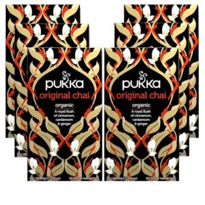 Pukka, Cha&iuml; Original Bio, Cha&iuml; Biologique et Ayurv&eacute;dique, Relaxant, 100% des Ingr&eacute;dients Issus du Commerce Equitable, 6x20 Sachets, 120 Sachets (PENNGUIN-FR-CAMON, neuf)