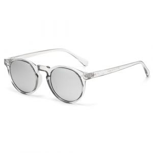 LJCZKA Lunette de Soleil Polaris&eacute;e Ronde Homme Femme Vintage R&eacute;tro Lunettes de Soleil Femme Polaris&eacute;es Protection UV400 (LJCZKA, neuf)