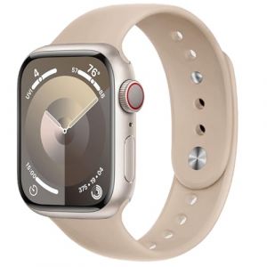 DMVEIMAL pour Bracelet Apple Watch SE 44mm 40mm/Ultra/2 49mm/Serie 7-8-9 45mm 41mm/Serie 6-5-4 40mm 44mm/Serie 3 38mm 42mm Homme/Femme,Sport Bracelet Silicone Doux pour iWatch Serie 2 1 SE-2 (Yunjiantech, neuf)