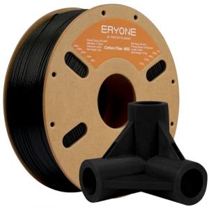 ERYONE Filament en fibre de carbone 1.75mm +/- 0.03mm, compatible avec la plupart des imprimantes FDM, ABS CF noir, bobine de 1 kg (2.2 lb) (Eryone Gold Store, neuf)
