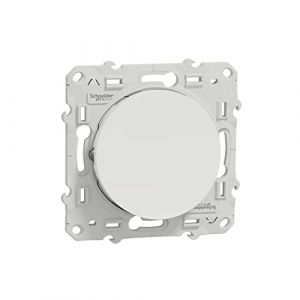 Schneider Electric - Odace, permutateur Blanc, 10 A, à vis - S520205 (Bricoelect, neuf)