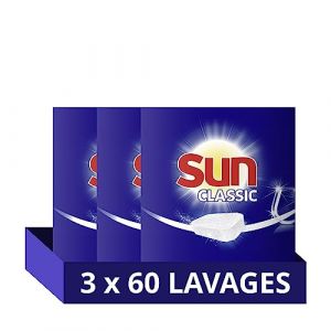 Sun Tablettes Lave Vaisselle Classic Standard 60 Lavages Lot de 3 (Suwarian Trading international, neuf)