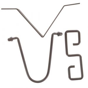 GARIOUANS Set De Crochets v pour Chaîne De Pluie Adaptateur De Gouttière Métal Antirouille Installation Facile Et Stable pour Système De Drainage Extérieur (peizhenye, neuf)