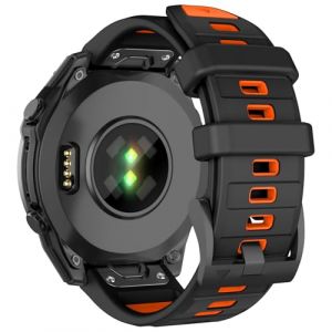 MYSNBKN 26mm Quick Fit Bracelet pour Fenix 8 51mm/Fenix 7X Pro/Fenix 7X/Fenix 6X/Fenix 6X Pro/Fenix 5X/Fenix 5X Plus/Epix Pro 51mm/Fenix 3/Fenix 3 HR (MYSNBKN-FR, neuf)