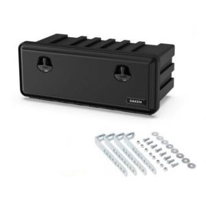 Daken Just 900 - Caisse de rangement en plastique pour camion - 900 x 367 x 450 mm - Caisse de transport &eacute;tanche - 90 l - Avec support universel (Trupa LKW Teile online, neuf)