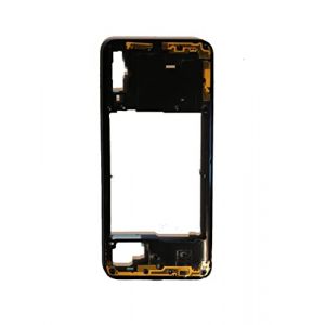 Coque de rechange Middle Frame, cadre central avec cadre latéral + touches de volume, compatible pour Samsung Galaxy A70 SM-A750F A705F A705 Noir (Affarielettronica, neuf)