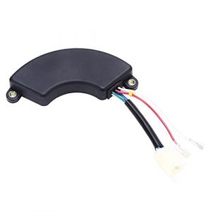 Tissting R&eacute;gulateur de Tension Automatique AVR, Groupe Electrog&egrave;ne Diesel Universel Monophas&eacute; ABS 7-8KW R&eacute;gulateur de Tension de Sortie 6 Fils 220V pour Groupe Electrog&egrave;ne &agrave; Essences Monophas&eacute; (Auppicio, neuf)