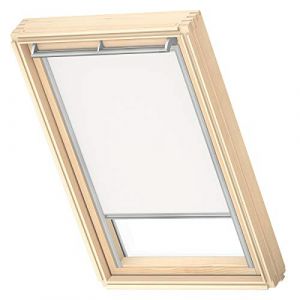 VELUX Original Store Occultant, Cadre Argenté, M06, M35, Blanc (store-fenetredetoit, neuf)
