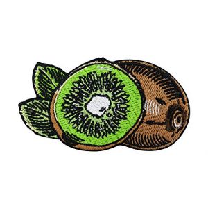 Finally Home Écusson Thermocollant | Kiwi fruit | Patch à coller au fer à repasser ou à coudre | Pièce de décoration ou réparation pour vêtement, jean, sac, pantalon, veste (Finally Home Shop, neuf)