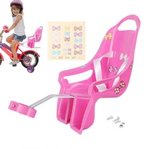 Lpoppcx Si&egrave;ge De V&eacute;lo De pour Filles, Porte Poupee Velo avec Autocollants DIY, Accessoires De V&eacute;lo pour Enfant Compatible avec Les s Et Les Animaux en Peluche De Taille Standard (luyimeng, neuf)