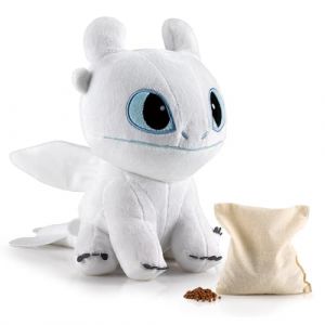 BIOSYNEX - Peluche Bouillotte Micro-Ondable avec Billes d'Argile Dragons - Doudou Bien-Être Lavable en Machine - Chaleur Douce et Réconfortante - Dès la naissance (Furie Eclair) (LABOTC, neuf)