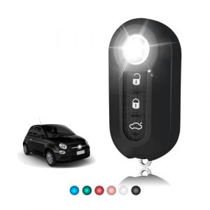 TOOMUME Coque Clé TPU Transparent Brillant, Etui Clé Étui Clé Adapté pour Fiat 500 500L 500C Grande Punto Panda Brava Bravo Doblo Ducato Abarth Lancia Y Ypslon Delta Musa (TOOMUME, neuf)