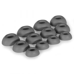 Okuli 12 x &Eacute;couteurs en Silicone Embouts d'oreilles pour Bose QuietComfort II & Ultra Casque &Eacute;couteurs en Gris (Macadamia Ltd, neuf)